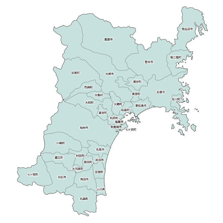 宮城県MAP